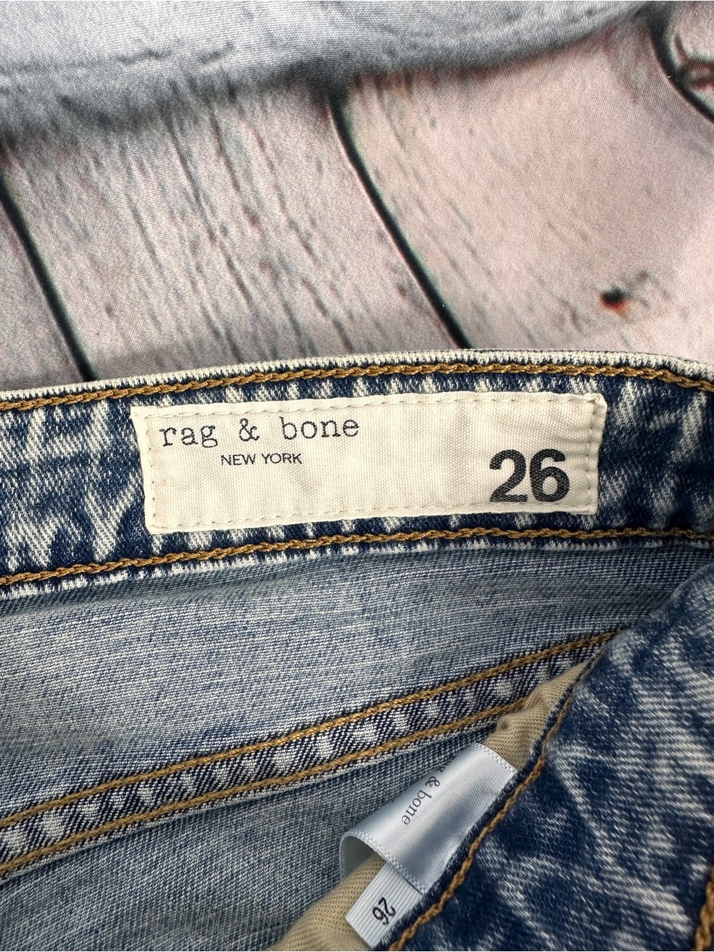Rag & bone cate mid-rise skinny size 26 - Picture 4 of 5
